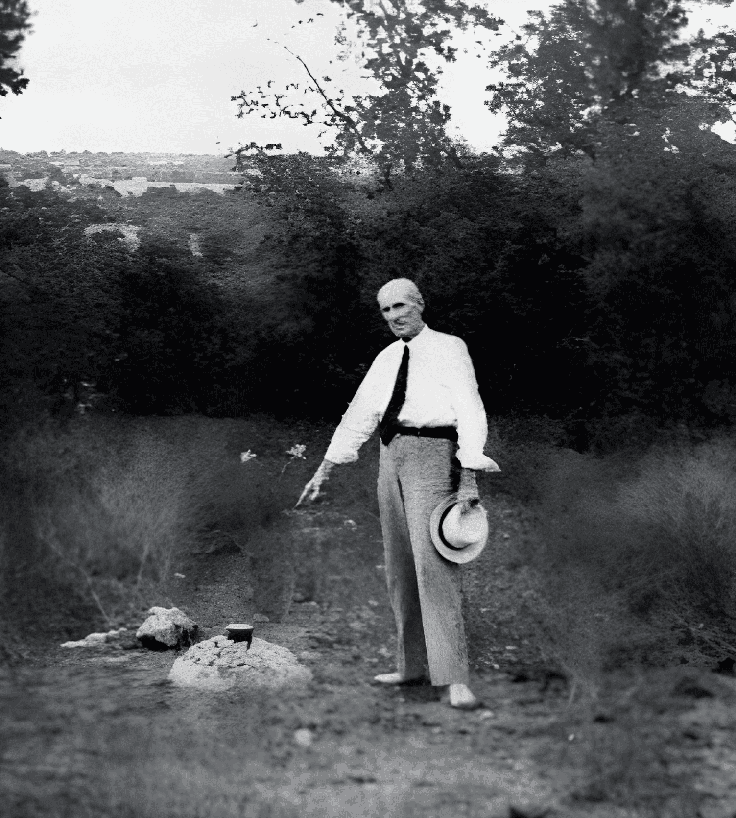 George Moulton promoting the proposed Denison Dam project on the Red River