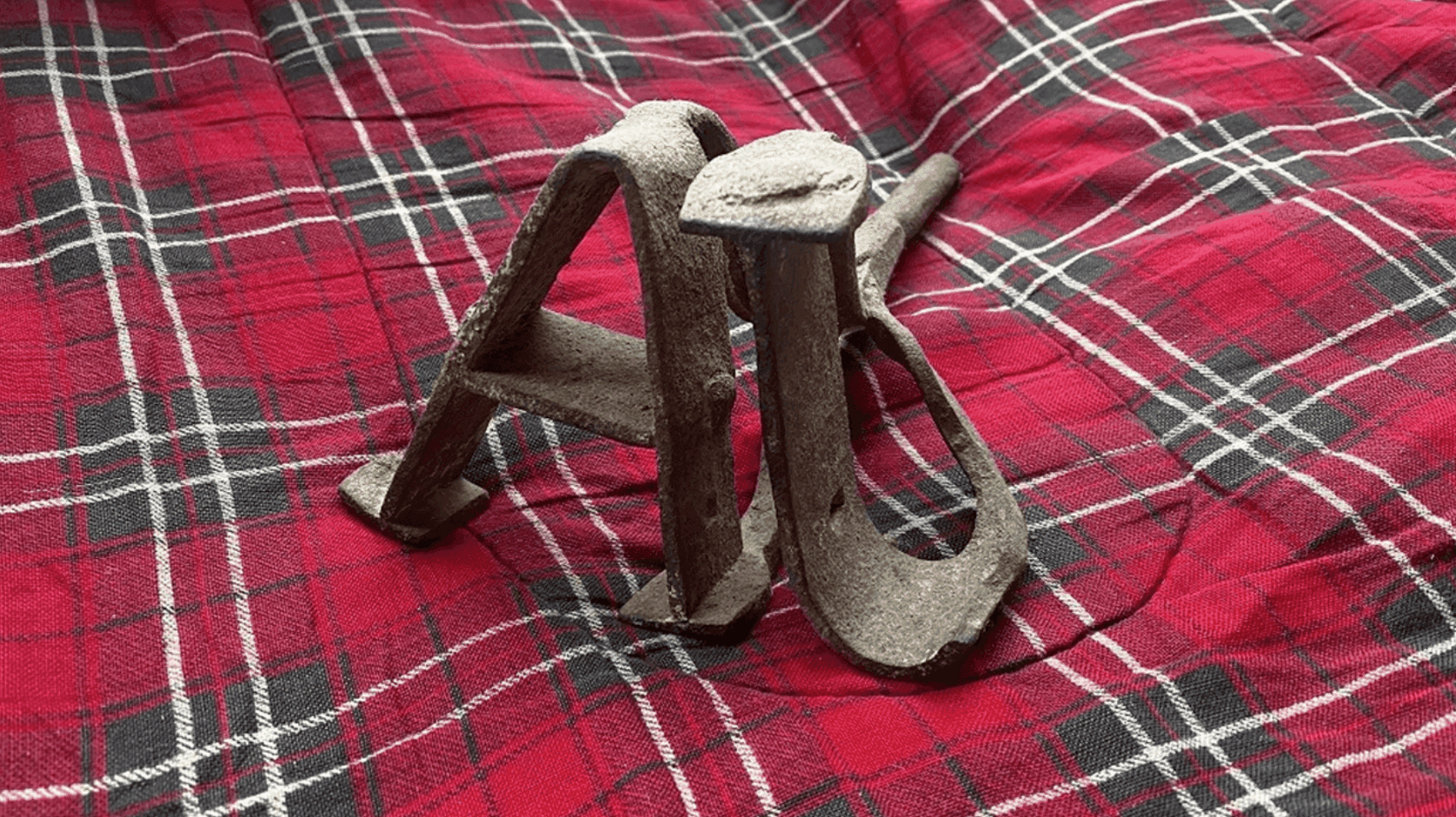 Historic JA Ranch branding iron used on cattle in the Texas Panhandle