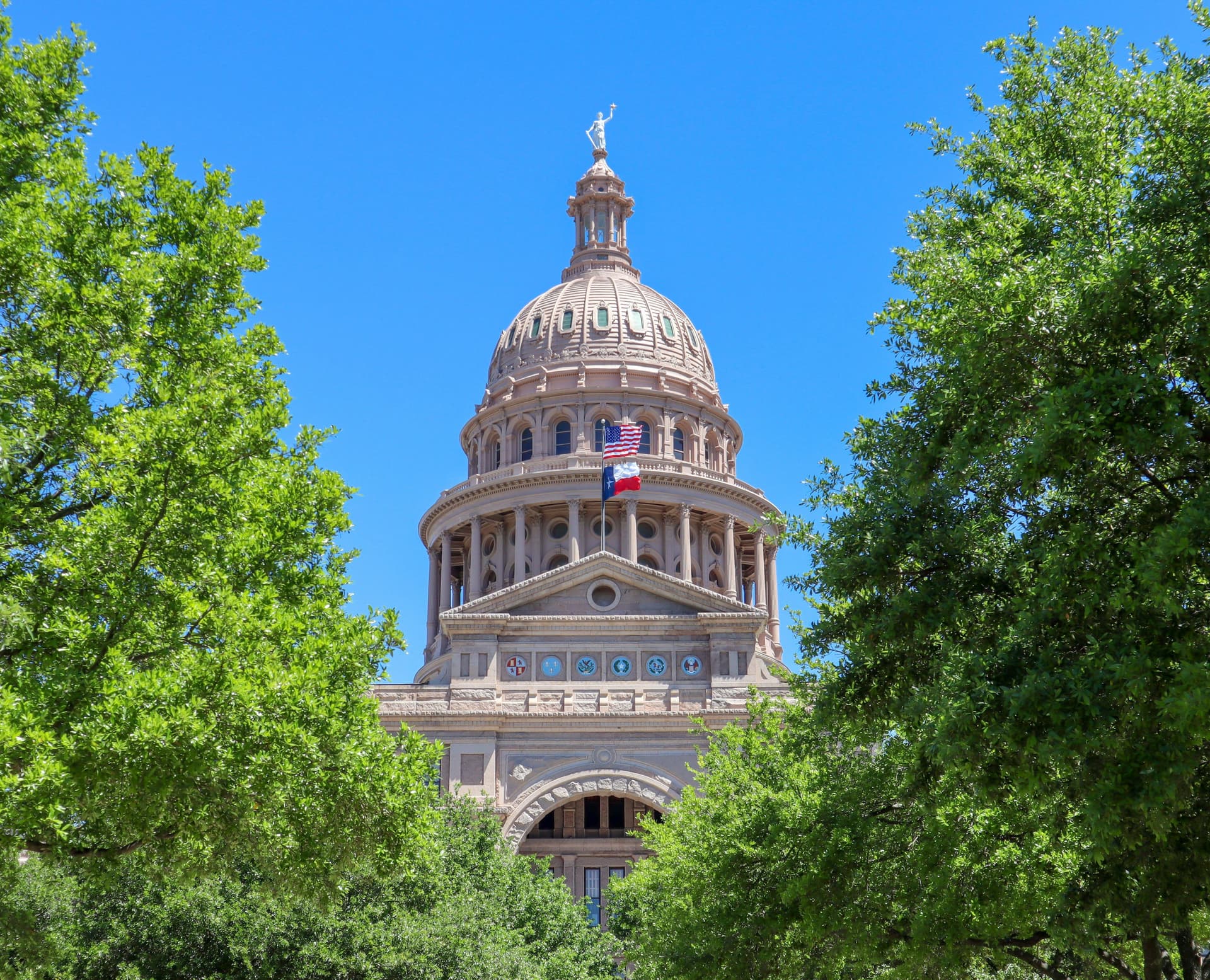 Texas State Capitol in Austin, where rural veterinary workforce policies and funding are considered
