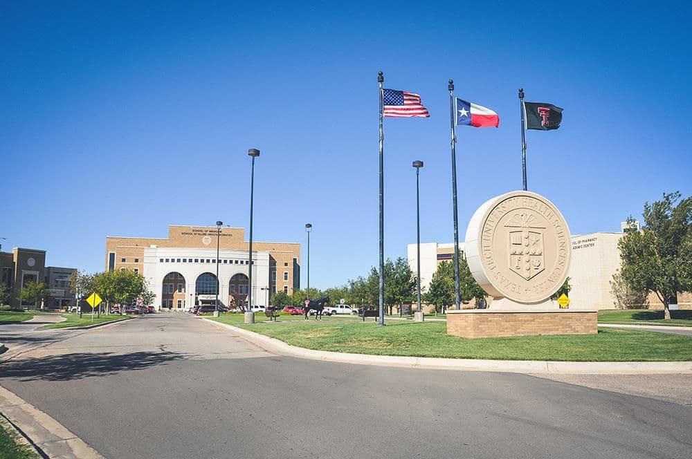 Texas Tech University Health Sciences Center campus in Lubbock, Texas